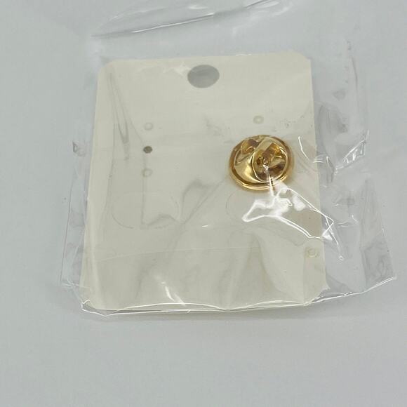 Gold Plated Crown with Faux Jewels Tuxedo / Suit Accessory / Pin / Cufflink New - Picture 6 of 6